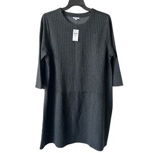 Women's J. Jill Ponte Drop Waist Career Dress, Size 2X